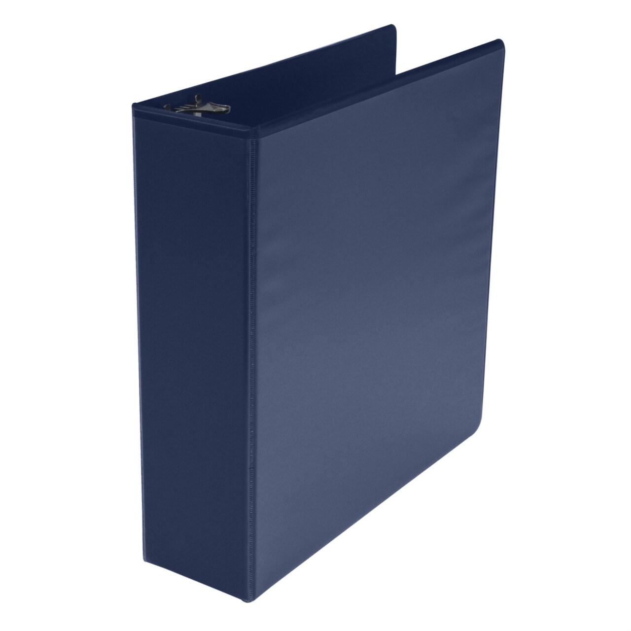 School Smart Polypropylene D-Ring View Binder, 3 Inches, Blue